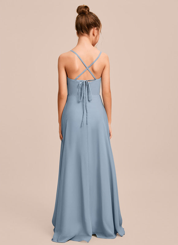 Robe Demoiselle D'Honneur Verte Éthérée - gallery 6