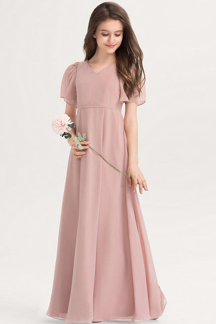 Robe Demoiselle D'Honneur Verte Éthérée - gallery 1