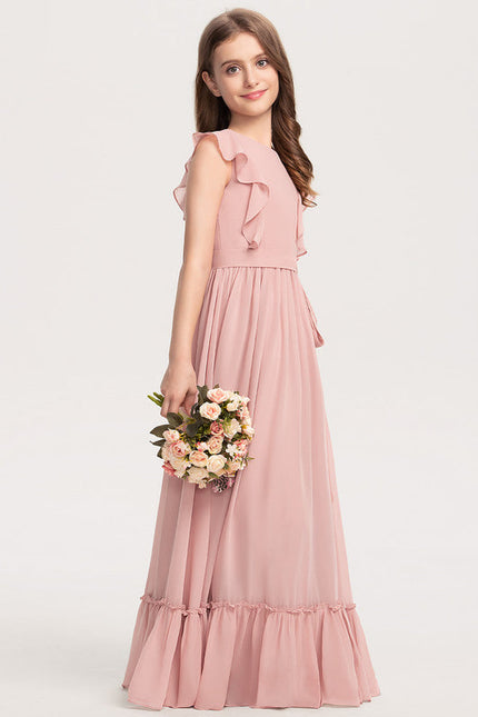 Robe Demoiselle D'Honneur Enfant Élégante - gallery 2