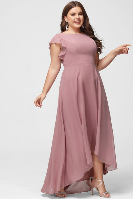 Robe Demoiselle D'Honneur Trapèze Fluidité Élégante - gallery 9