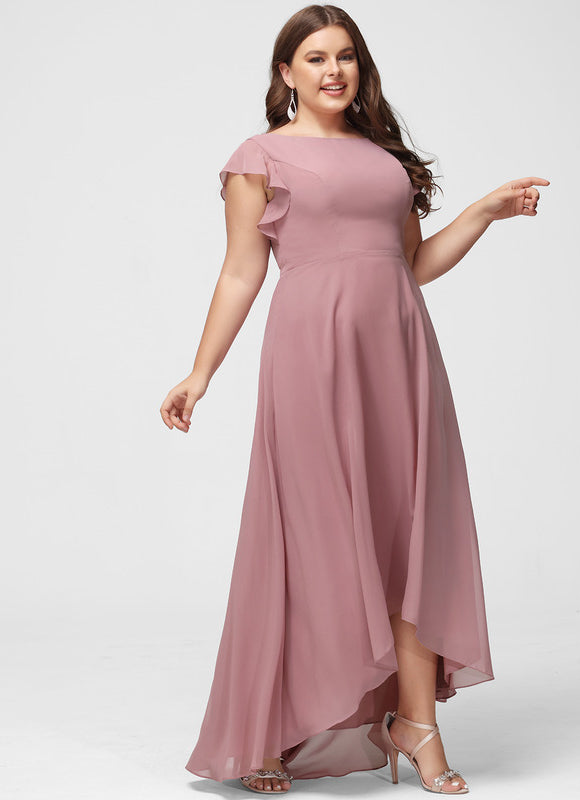 Robe Demoiselle D'Honneur Trapèze Fluidité Élégante - gallery 9