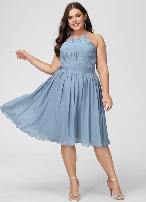 Robe Courte Demoiselle D'Honneur Femme - gallery 6