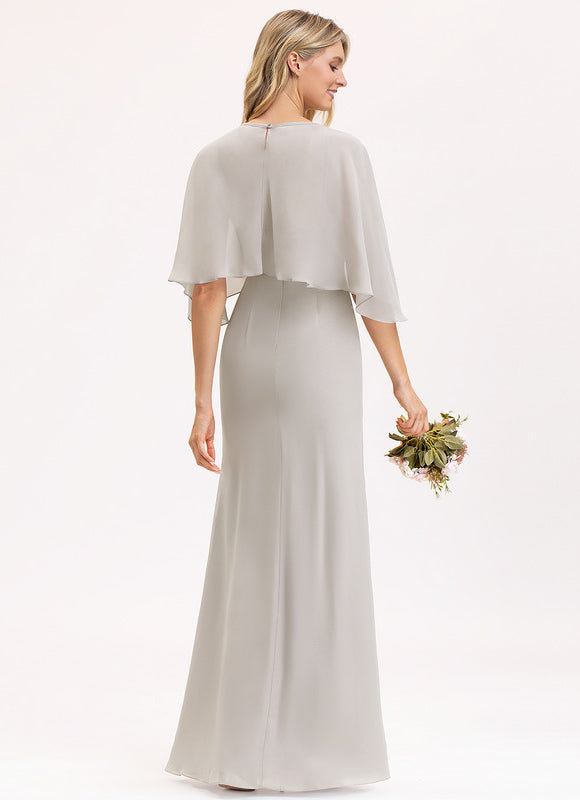 Robe Demoiselle D'Honneur Mousseline Épurée - gallery 3