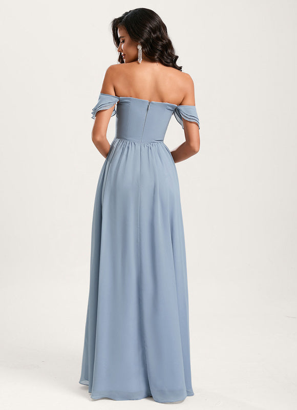 Robe Demoiselle D'Honneur Bordeaux Chic - gallery 4