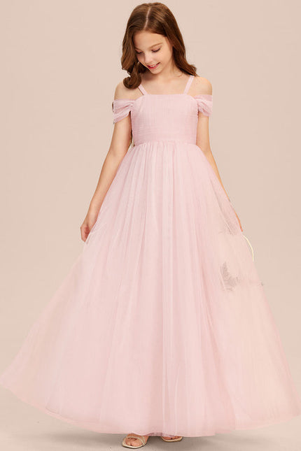 Robe Demoiselle D'Honneur Tulle Rose - gallery 6