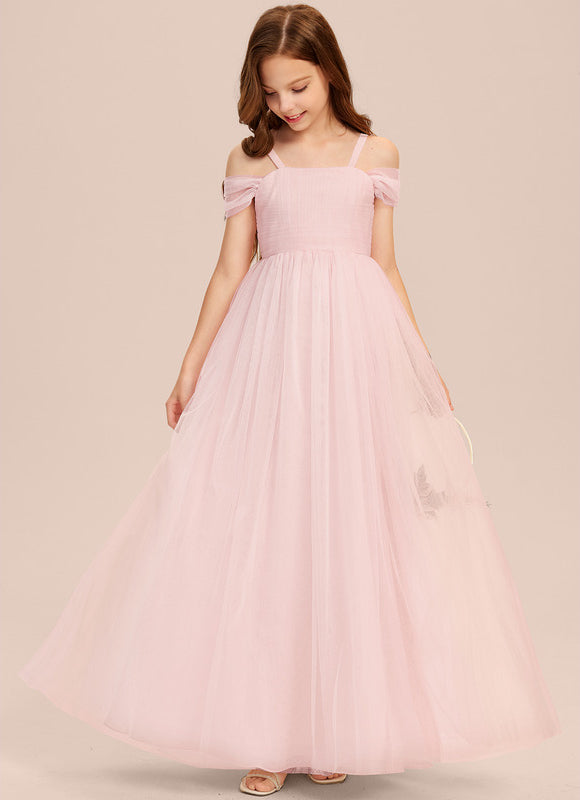 Robe Demoiselle D'Honneur Tulle Rose - gallery 6