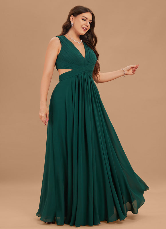 Robe Demoiselle D'Honneur Élégante Bordeaux - gallery 5