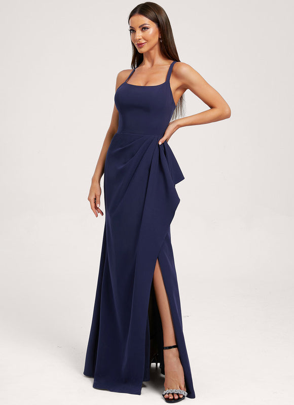 Robe Demoiselle D'Honneur Fendue - gallery 3