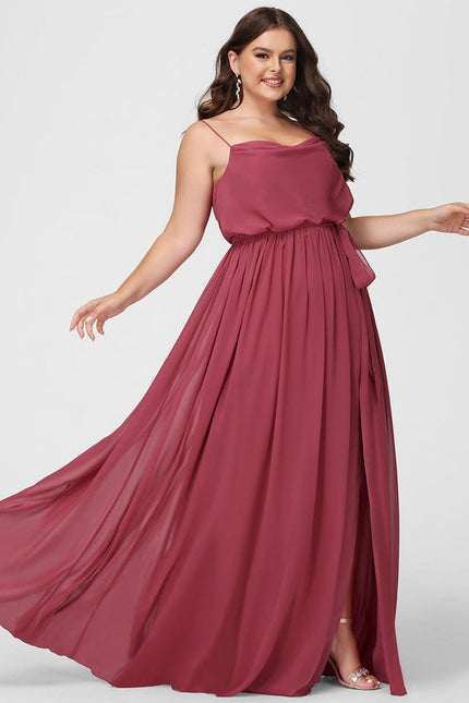 Robe Demoiselle D'Honneur Col V Fluidité - gallery 7