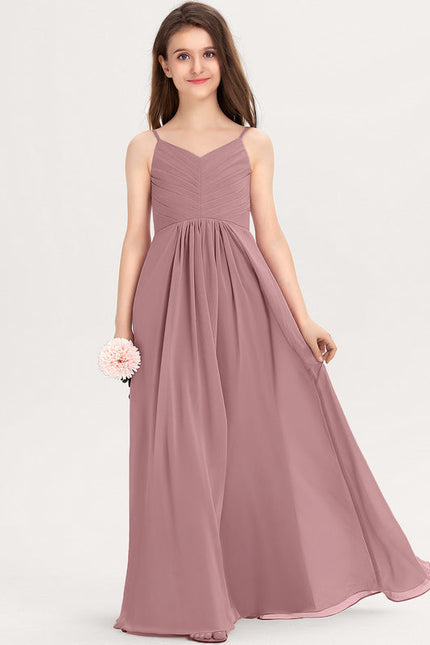 Robe Demoiselle D'Honneur Verte Éthérée - gallery 1