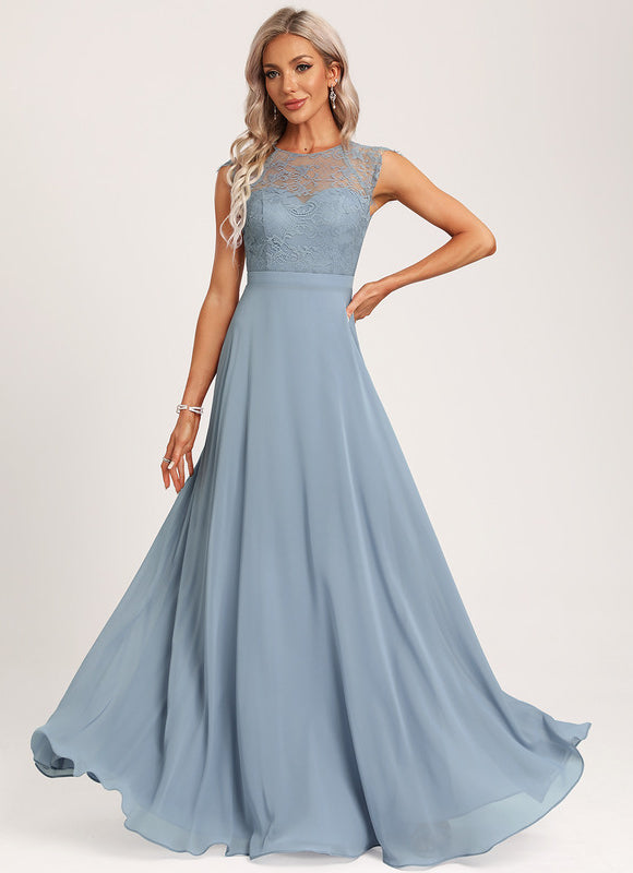 Robe Demoiselle D'Honneur Mousse Poudrée