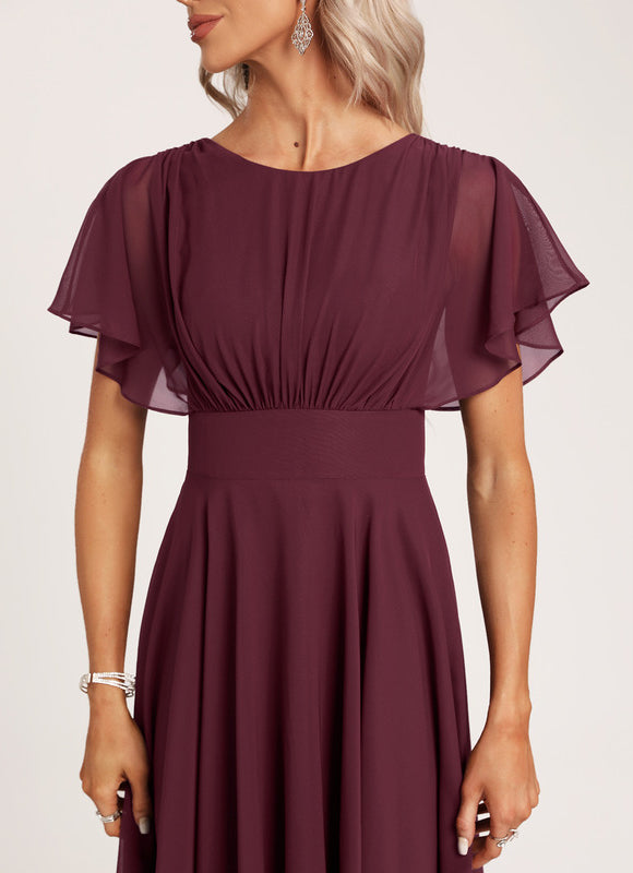 Robe Demoiselle D'Honneur Trapèze Fluidité Élégante - gallery 4