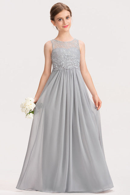 Robe Demoiselle D'Honneur Élégante Enfantine