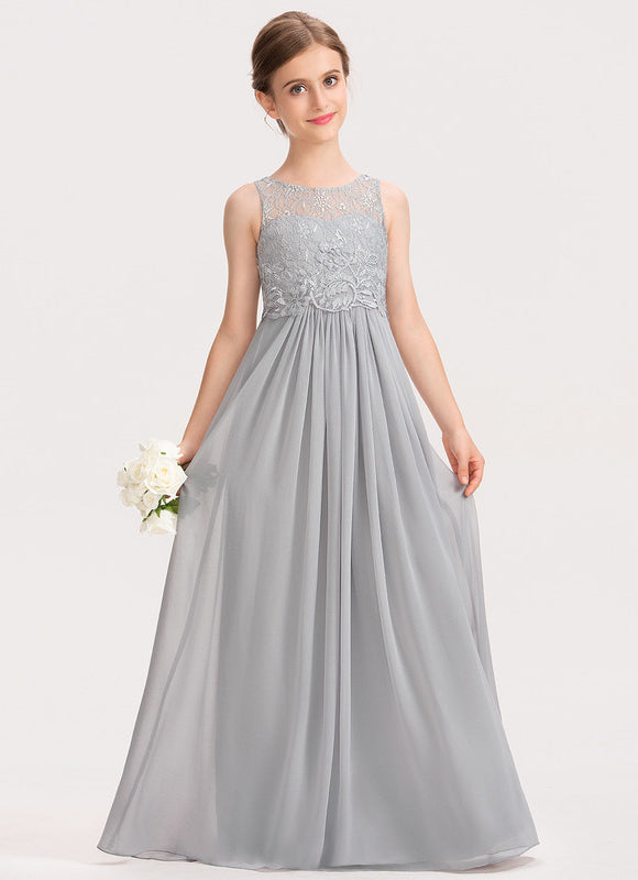 Robe Demoiselle D'Honneur Élégante Enfantine