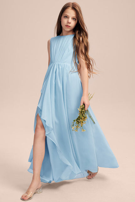 Robe Demoiselle D'Honneur Volante Prune - gallery 5