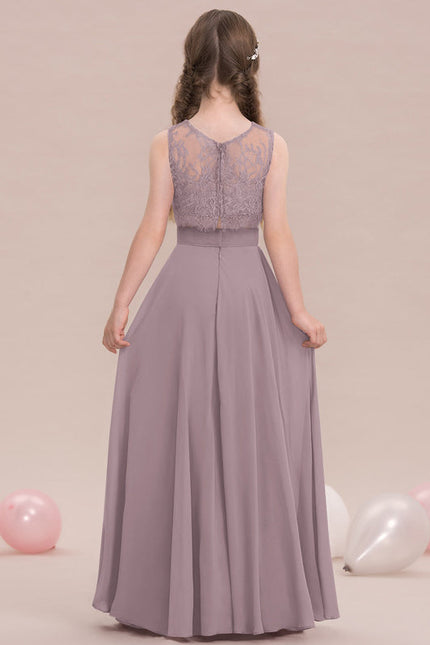 Robe Demoiselle D'Honneur Élégante Enfantine - gallery 1