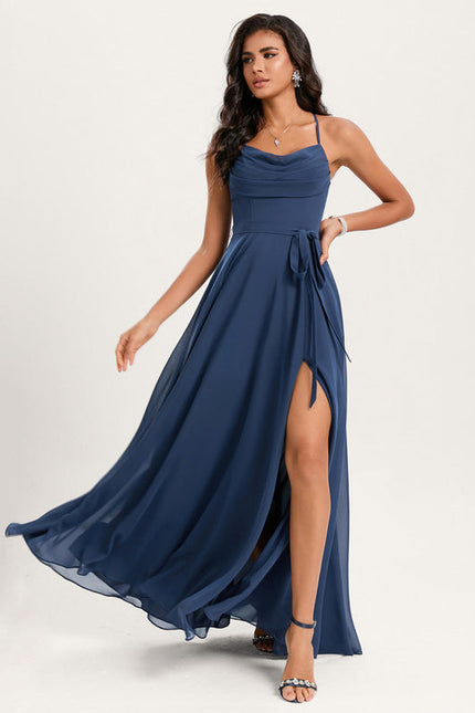 Robe Demoiselle D'Honneur Col V Fluidité - gallery 3