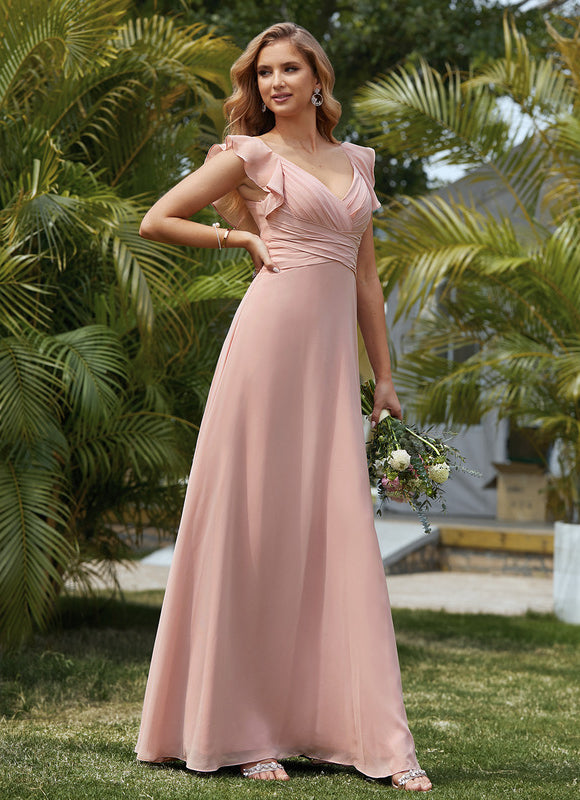 Robe Demoiselle D'Honneur Rose Douceur - gallery 1