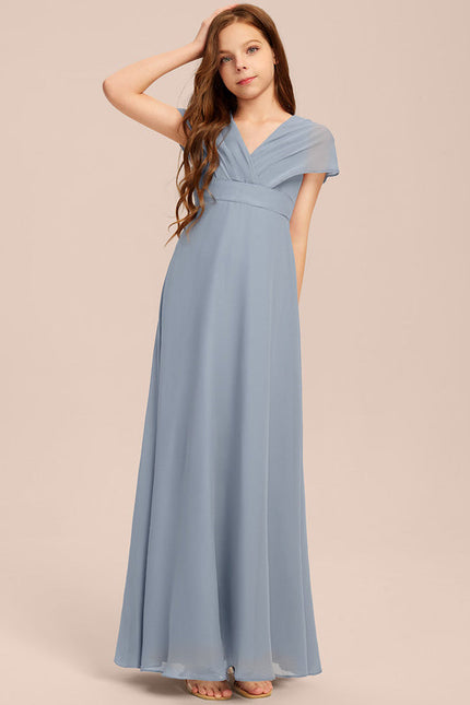 Robe Demoiselle D'Honneur Verte Éthérée - gallery 5