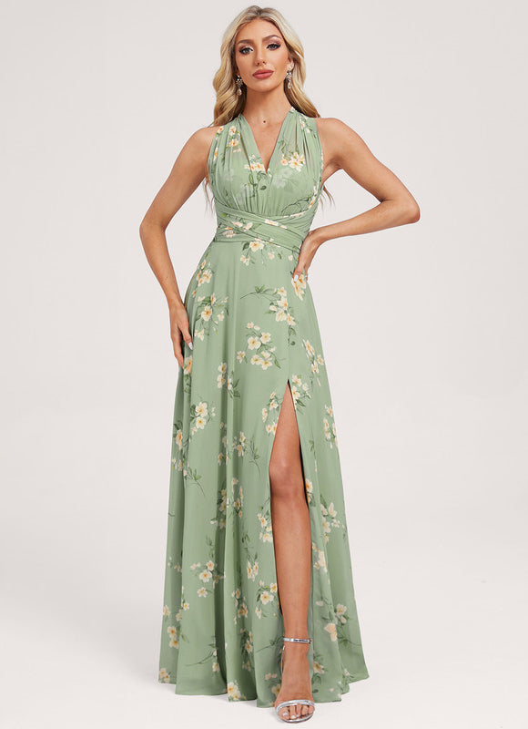 Robe Demoiselle D'Honneur Asymétrique - gallery 3