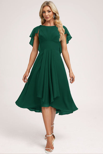 Robe Demoiselle D'Honneur Trapèze Fluidité Élégante