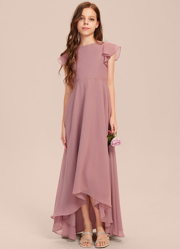 Robe Demoiselle D'Honneur Nuit Marine Fluide - gallery 6