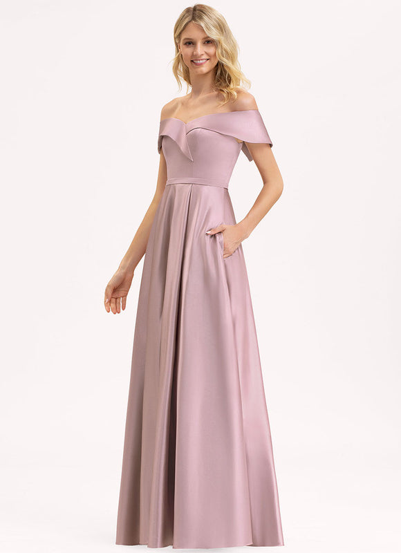 Robe Longue Demoiselle D'Honneur Vert Sauge - gallery 3