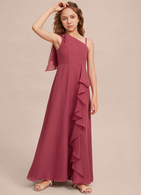 Robe Demoiselle D'Honneur Flamme Framboise - gallery 2