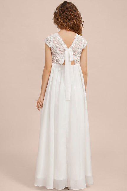 Robe Demoiselle D'Honneur Élégante Enfantine - gallery 8