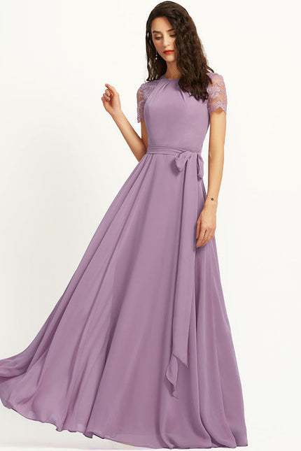 Robe Demoiselle D'Honneur Mousse Poudrée