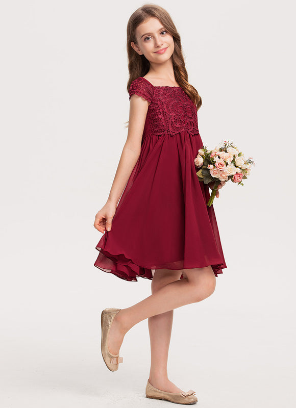 Robe Demoiselle D'Honneur Élégance Cerise - gallery 3
