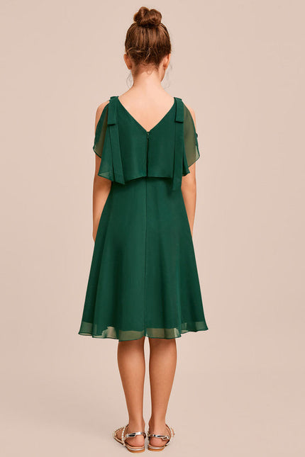 Robe Demoiselle D'Honneur Éclat Vert Éthéré - gallery 1