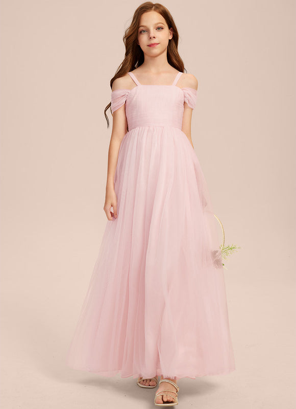 Robe Demoiselle D'Honneur Tulle Rose - gallery 7