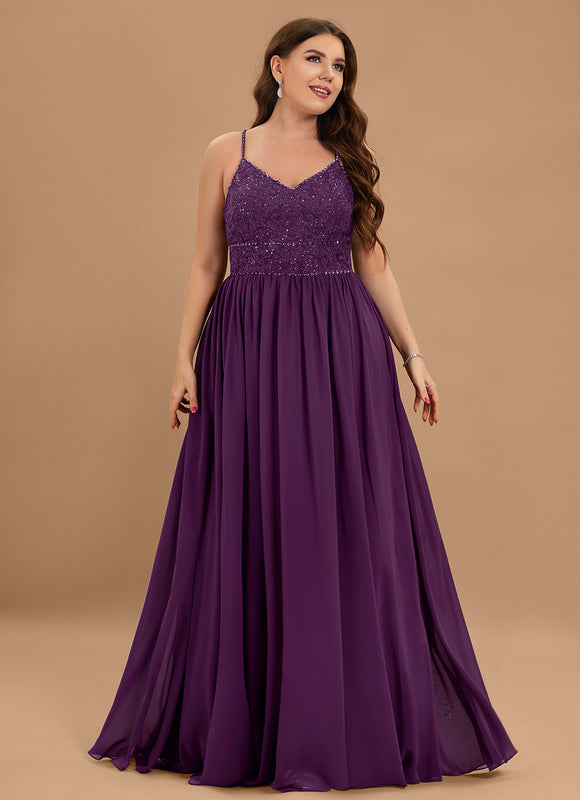 Robe Demoiselle D'Honneur Violet Éclatant - gallery 9