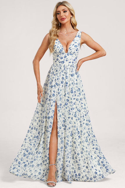 Robe Demoiselle D'Honneur Mousseline Beige