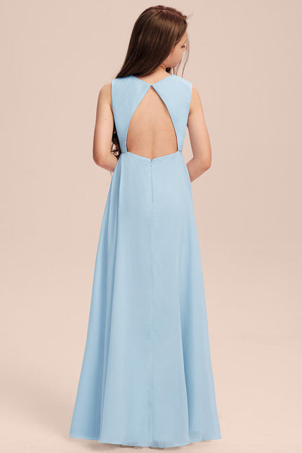 Robe Demoiselle D'Honneur Volante Prune - gallery 2