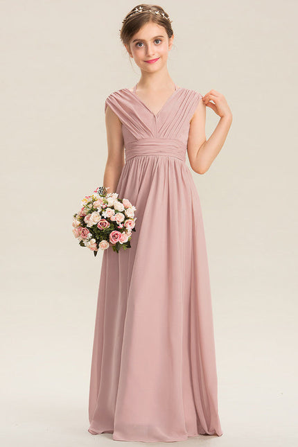 Robe Demoiselle D'Honneur Mousseline Douce