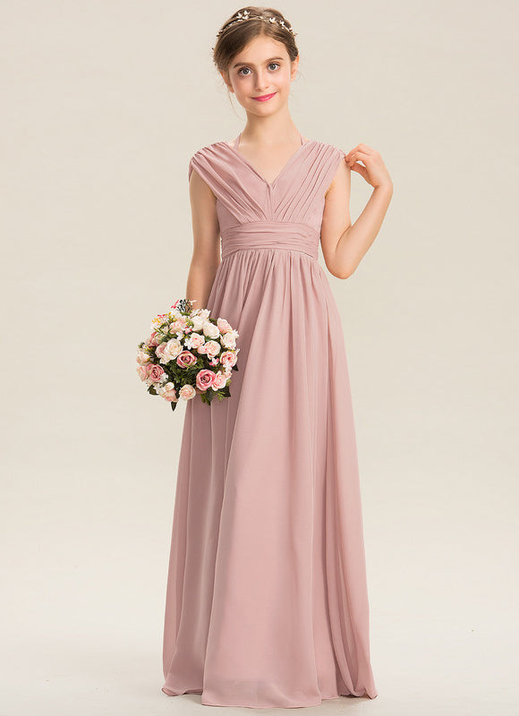 Robe Demoiselle D'Honneur Mousseline Douce