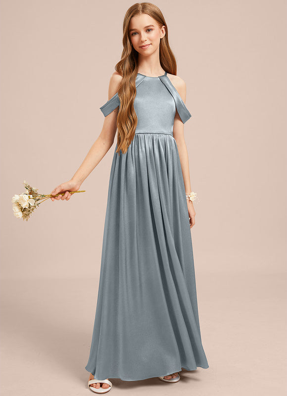 Robe Demoiselle D'Honneur Epaule Dénudée - gallery 5