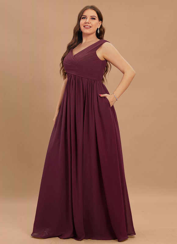 Robe Demoiselle D'Honneur Bordeaux Chic - gallery 8