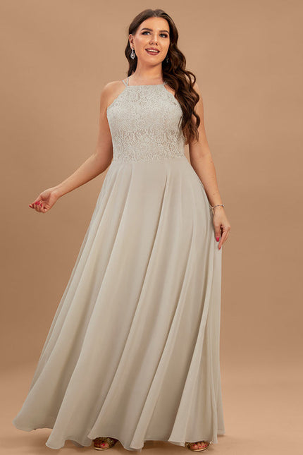 Robe Demoiselle D'Honneur Mousse Poudrée - gallery 7