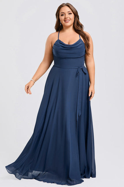 Robe Demoiselle D'Honneur Col V Fluidité - gallery 7