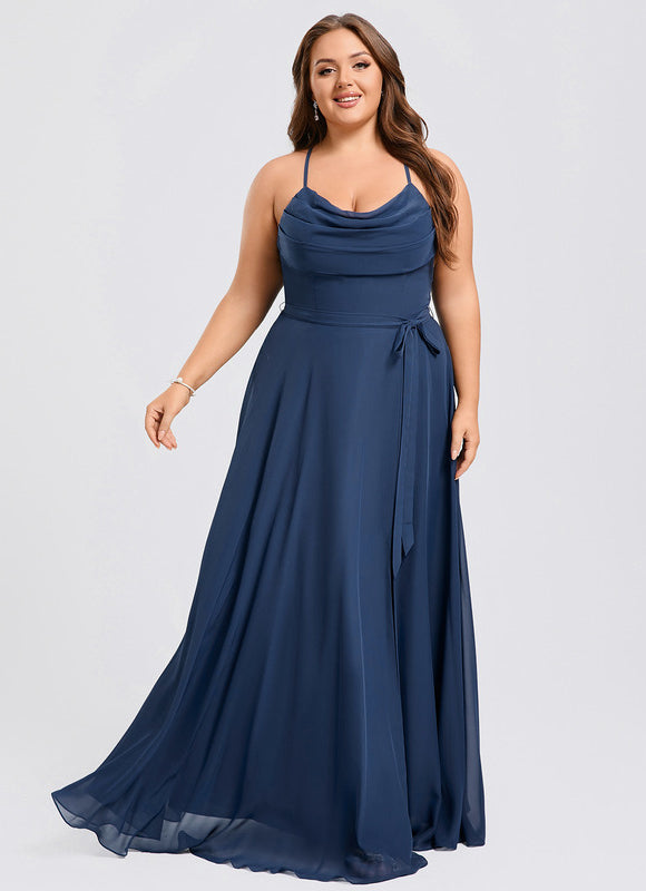 Robe Demoiselle D'Honneur Col V Fluidité - gallery 7