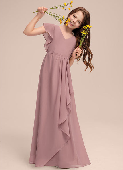 Robe Demoiselle D'Honneur Aile De Papillon