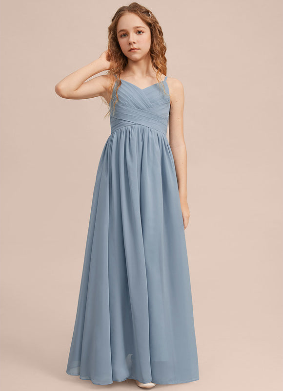 Robe Demoiselle D'Honneur Verte Éthérée - gallery 3