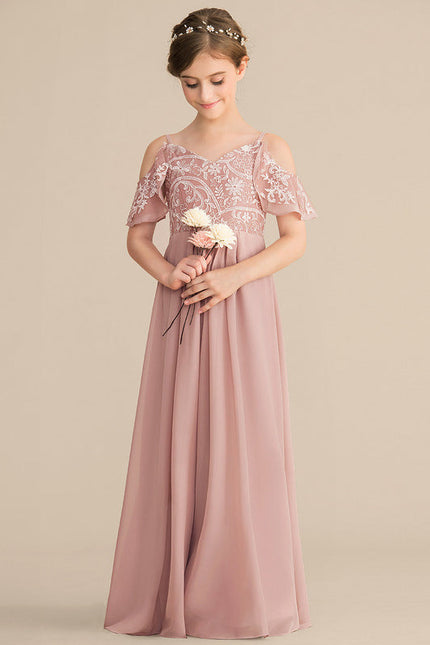 Robe Bleu Pastel Demoiselle D'Honneur - gallery 1