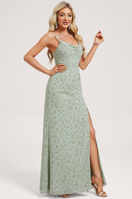 Robe Longue Fluide Demoiselle D'Honneur - gallery 3