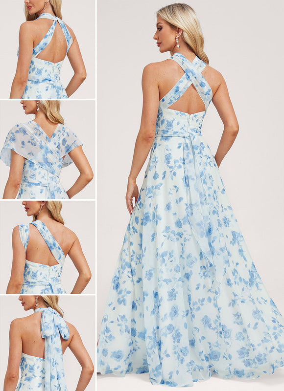 Robe Demoiselle D'Honneur Asymétrique - gallery 1