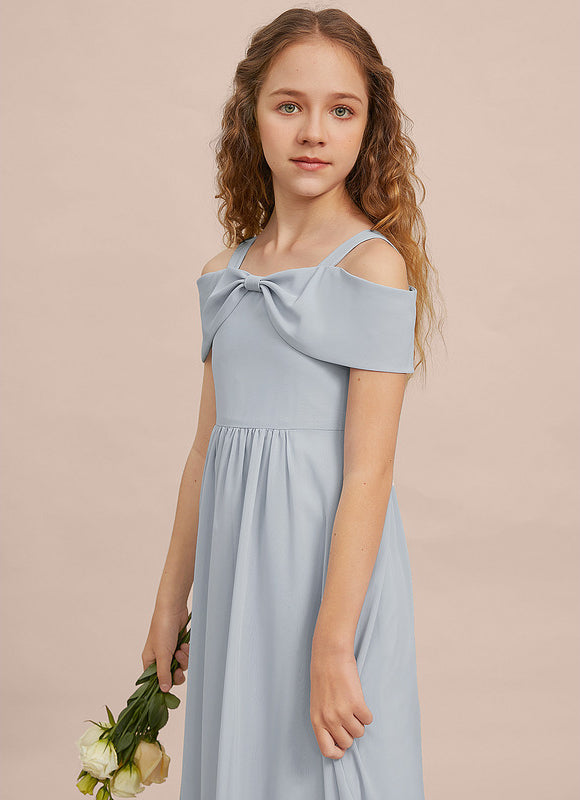 Robe Demoiselle D'Honneur Flottante Cerise - gallery 2