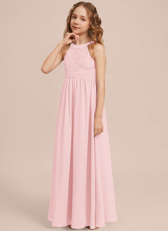 Robe Demoiselle D'Honneur Aérienne Rose - gallery 5